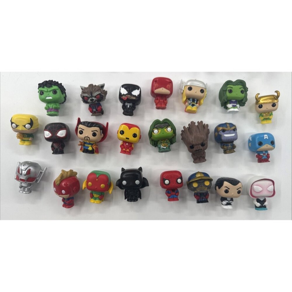 Marvel Comics Avengers Funko Pocket Pops Figures Lot of 23 Mini Bitty Toy Bundle